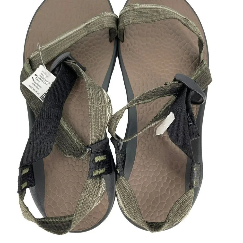 Chaco Mighty Sandals Synthetic Weave Z‎ Strap Green J103749 NWT Men 13 M
